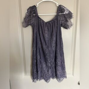 American Eagle Off the Shoulder Lace Dress